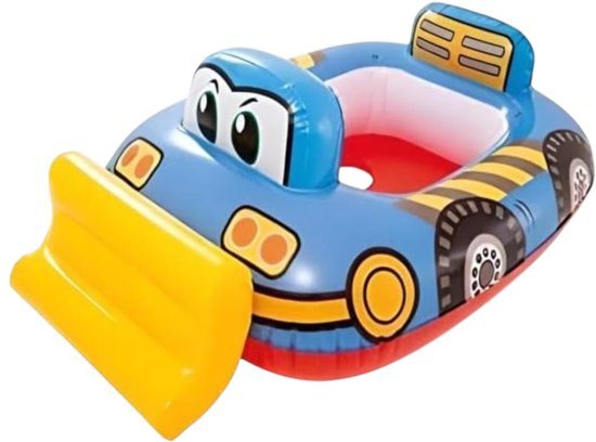 Intex bulldozer - Baby float - zwemring baby - opblaasbootje kinderen - zwemband 1 jaar - babyfloat