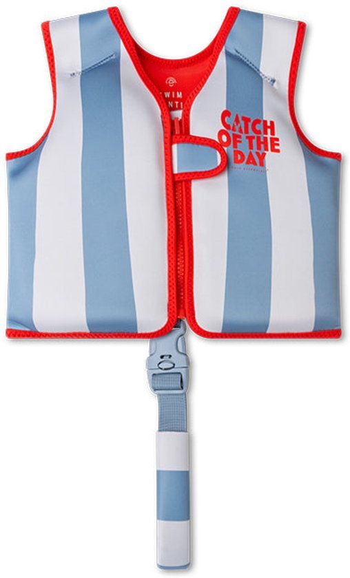 Swim Essentials Zwemvest - Rood/Blauw - Catch Of The Day - 3/6 Jaar