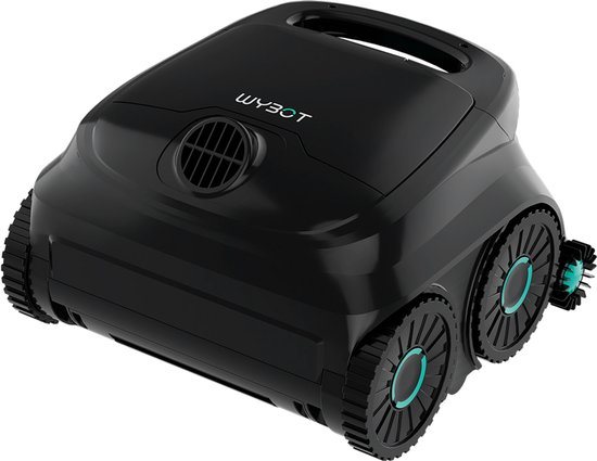 Draadloze Robotic Zwembadreiniger WYBOT B1 , Volledige zwembadreiniging, Rand- en hoekborstel, Quad-roller borstel, 120 minuten looptijd