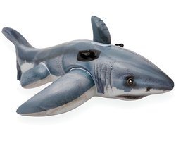 Intex Haai Ride-On - waterpret voor kinderen - opblaasfiguur - opblaasdieren - waterpret - speelzwembad kinderen
