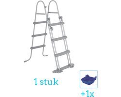 Bestway Flowclear - Zwembadtrap - 107 cm inclusief Bestway Voetenbad (1 stuks)