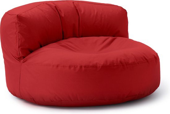 Lumaland Outdoor zitzak lounge, ronde zitzak voor buiten, 320 l vulling, 90 x 50 cm, verrot
