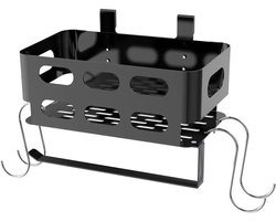 Zijmanden, opbergdozen, BBQ-accessoirerekken met haken en BBQ-accessoire-opbergdozen geschikt voor Z-Grills, Pitboss, Pro 22, 34, 575 en andere BBQ-grills.