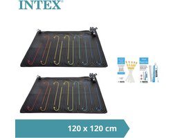 Intex - Zwembad verwarming - 2x Solarmat & WAYS Reparatieset en Teststrips