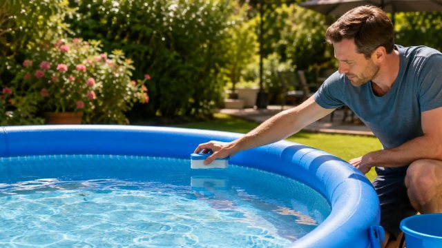 Opblaasbaar zwembad schoonmaken: zo houdt u het water fris en helder