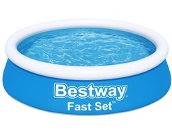 Bestway Kinderzwembad -  Ø 183 cm - Model 57392 - Opblaasbare Rand