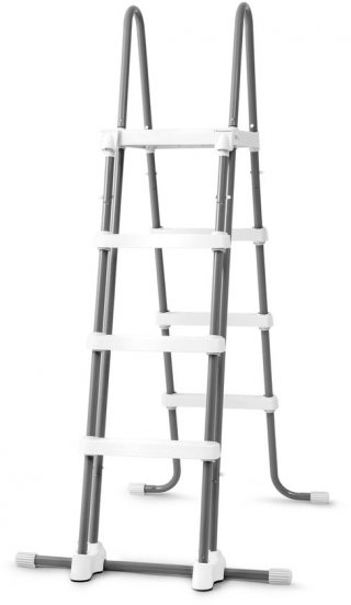 Intex Deluxe zwembad ladder - 122 cm wandhoogte - met verschuifbare treden
