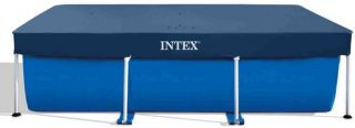 Intex Frame Afdekzeil - 300x200 cm - Rechthoek - 28038 - Zwembad Afdekzeil - Zwembadhoes - Intex Frame Cover - Zwembad Bescherming - Zwembad Afdekking