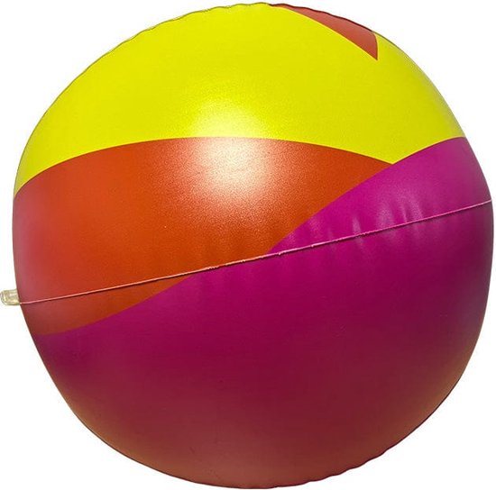 Swim Essentials Strandbal Opblaasbaar - Neon Kleurblokken - Ø 51 cm