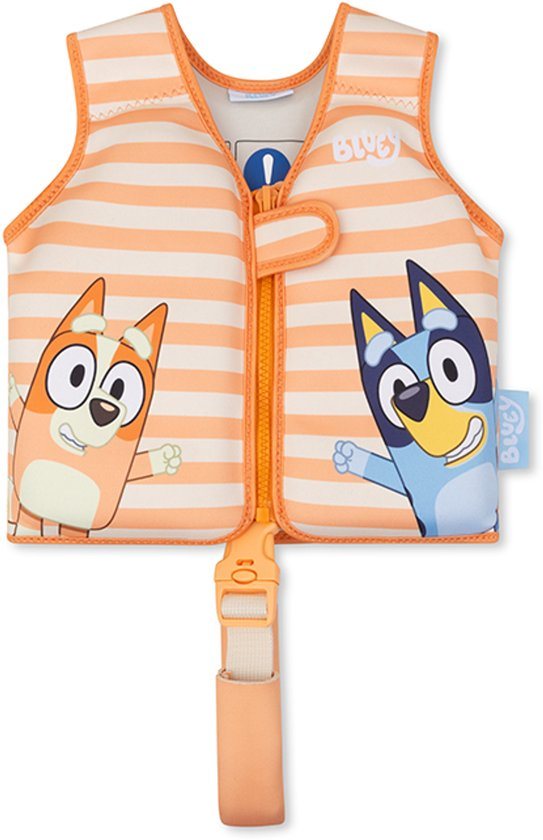 Swim Essentials - Zwemvest Peuter 2-4 Jaar - Oranje - Bluey - Drijfvest