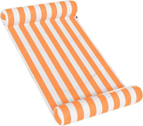 Travelly - Luxe Waterhangmat - Hangmat - Luchtbed - Luchtmatras Zwembad - Waterspeelgoed - Water hangmat - Oranje