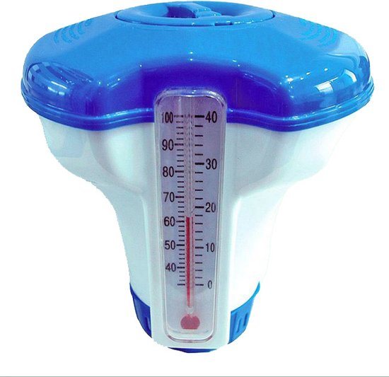 Summer Fun chloordrijver - Voor tabletten van 20g - Inclusief thermometer