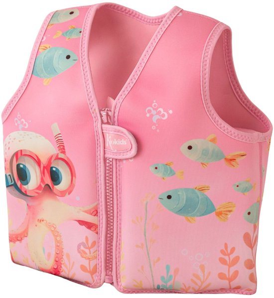 Zwemvest kind - Drijfvest peuter - Roze 11-15 kg / 1-2 jaar