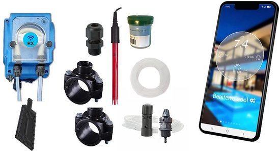 POOLTRONICS WIFI - Automatische chloor dosering pomp voor zwembad waterbehandeling