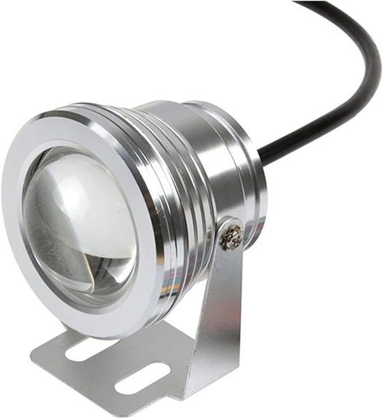 10W LED-onderwaterspot Geschikt voor fonteinen en zwembaden, IP68 waterdicht (Kleur: Warm wit, Formaat: A-12V)