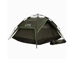 2 persoons tent | Pop Up Tent | Lyve tent | Automatische tent snel opzetten voor kamperen, festivals, vakantie - tent in 30 seconden opgezet