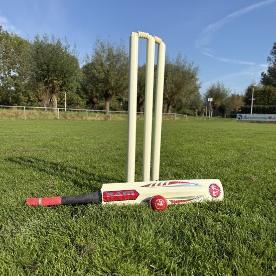 Houten Cricket set - Topkwaliteit hout uit India - Traditioneel spel - Binnen en Buiten