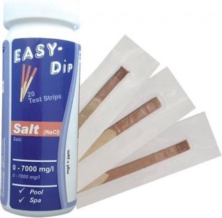 Easy Dip Zouttest strips - 20 stuks voor zwembad en spa - Nauwkeurige testkit