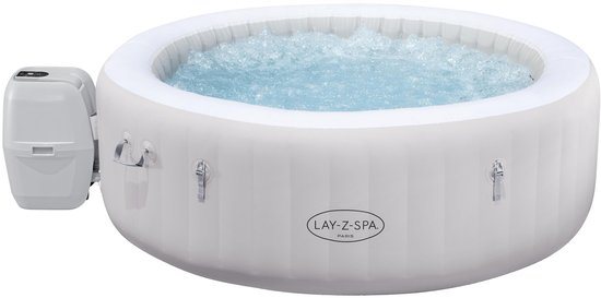 Lay-Z-Spa Paris Luxe AirJet Opblaasbare Spa met Ledverlichting voor 4-6 Personen