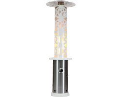BlooBoost - terrasverwarmer - decoratief - gas - regelbaar - 11.000W - wit