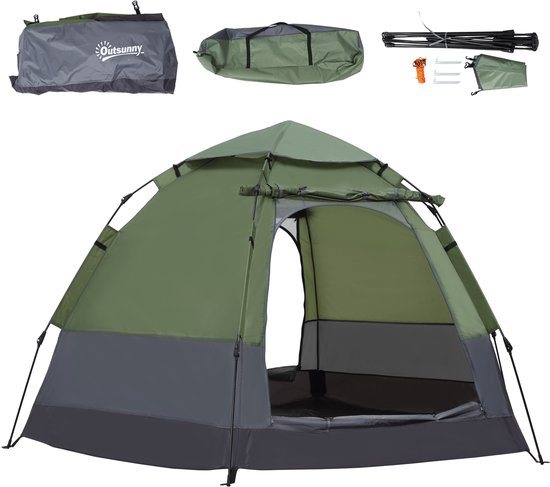 Outsunny-Koepeltent-Polyester-260x260x150cm-Groente