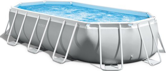 Intex Prism Frame Ovaal Opzetzwembad Set - 503 x 274 x 122 cm met filterpomp
