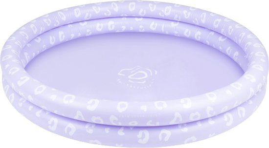 Swim Essentials - Zwembad - Ø100 cm - Lila - Luipaardprint - kind