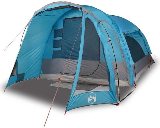 vidaXL - Kampeertent - 6-persoons - waterdicht - blauw