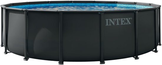 Ultra XTR Frame pool zwembadset Ø488x122cm - Inclusief zandfilterpomp +trap +grondzeil +afdekzeil - Opzetzwembad - Afmetingen: Ø488 cm x H122 cm - Vorm: rond - Inhoud: 19.156 L