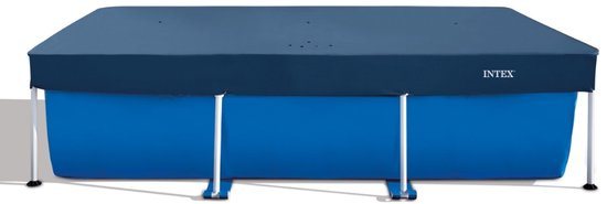 Intex Frame Afdekzeil - 260x160 cm - Rechthoek - 28036 - Zwembad Afdekzeil - Zwembadhoes - Intex Frame Cover - Zwembad Beschermd - Vuil Voorkomen