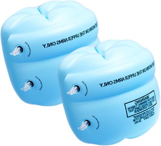 Arm Drijvers Kinderen - Zwembandjes Opblaasbaar - Veilig Zwemmen Leren - Ergonomisch Ontwerp - 1 Paar - Blauw