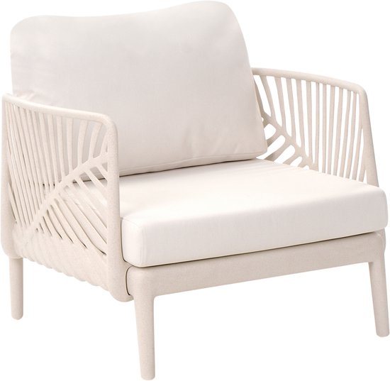 BELIANI SATURNIA - Tuinstoel - Lichtbeige - Kunststof