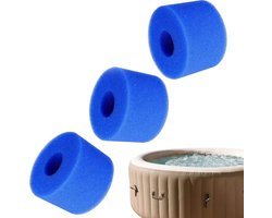 Filters voor Intex Pure Spa en Bestway Lay Z Spa Opblaasbare Jacuzzi - Happy Currents - 3 stuks