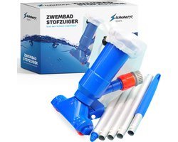 Summer Spark Zwembad stofzuiger - Zwembadonderhoud - Inclusief 5-delige steel (150cm) - Geschikt voor Intex & Bestway Zwembaden - Zwembad bodem reiniging - Zwembadstofzuiger - Bodemzuiger Zwembad - Zwembadreiniger - Jacuzzi onderhoud