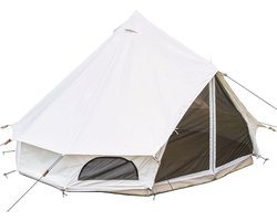 Ruime Katoenen Tipi Tent voor 8-10 Personen - Waterdicht, Glamping, Festivals