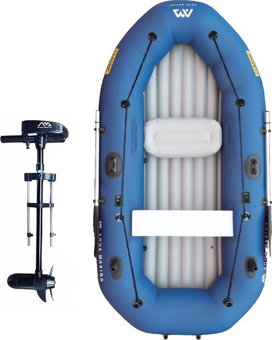 Aqua Marina Classic rubberboot met elektromotor - 4 personen - 20 kg