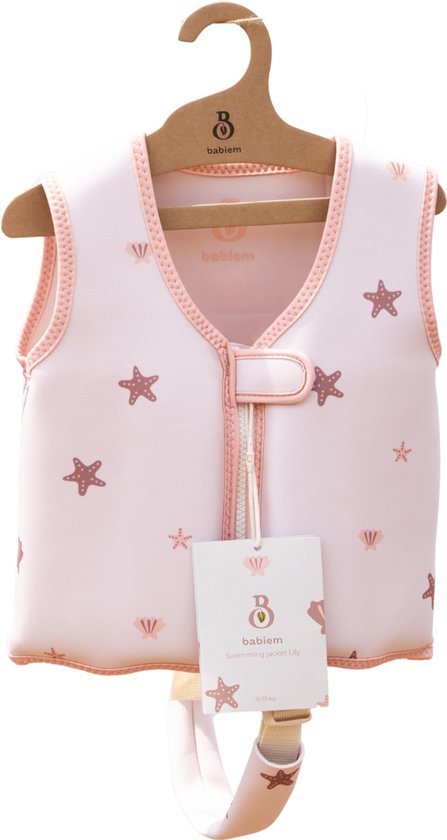 Babiem Lily Zwemvest - Maat M - voor Kind - 19 tot 30kg - Drijfvest - 2 tot 6 jaar - Roze