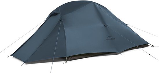 Naturehike Cloud Up 3 PRO – 3 persoons lichtgewicht tent – Waterdichte kampeertent – 20D 3000MM – Inclusief grondzeil – Outdoor trekking koepeltent – Navy blue