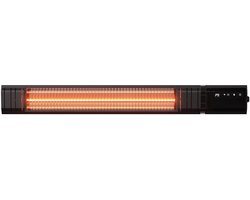 Fytura - 2500W Elektrische Infrarood Terrasverwarmer – Voor Binnen en Buiten – Wand- en Plafondmontage – Aanraakbediening en Afstandsbediening
