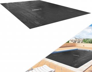 AREBOS Afdekzeil Zwembad 300x200 cm - Zwembadzeil - Solar Afdekzeil Zwembad - 3x2 m - Rechthoek - Zwembadverwarming