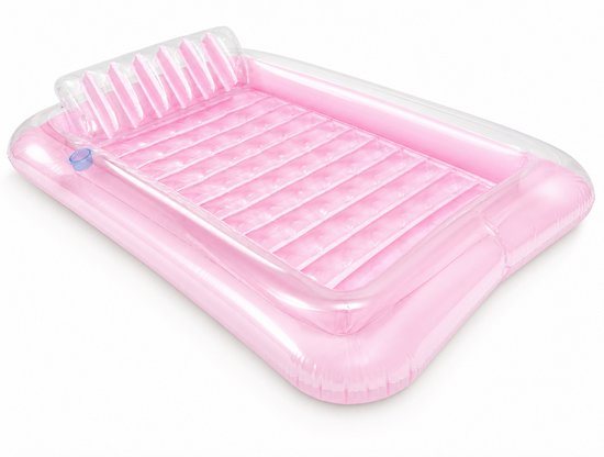Estacks Tanning bed - tanning pool - XXL luchtbed zwembad - zwembad - tanning bed - Opblaaszwembad - Roze