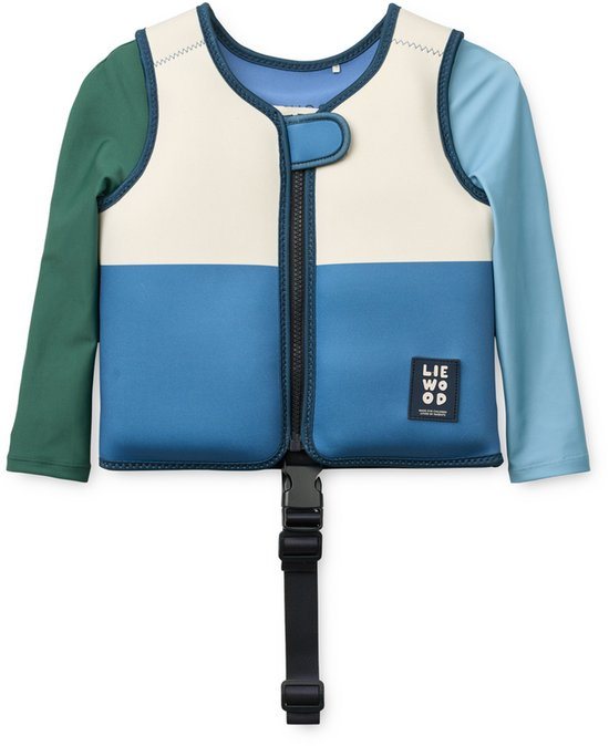 Liewood - Dove - Zwemvest met mouwen - Riverside multi mix - 11/15 KG