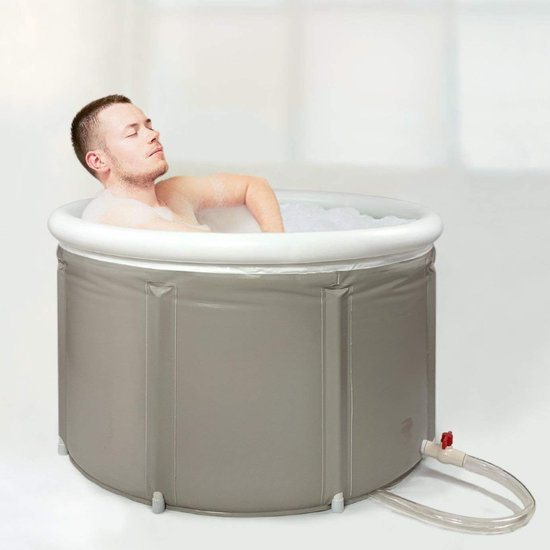 DYNA® Jacuzzi Opblaasbaar - Jacuzzi - Bruin - ‎89cm x 89cm x 56cm