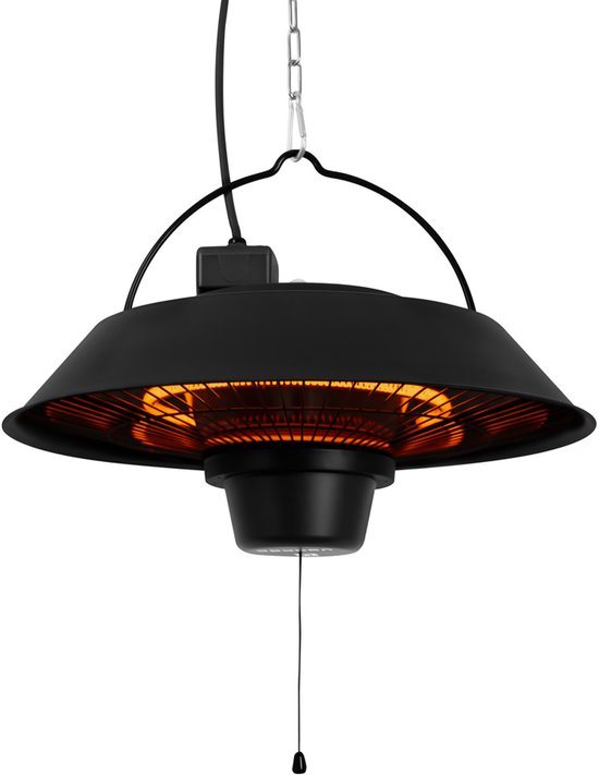VONROC Sfeervolle terrasverwarmer – Heater Ustica – Infrarood – 1500W - Hoog rendement – Carbonfiberlamp