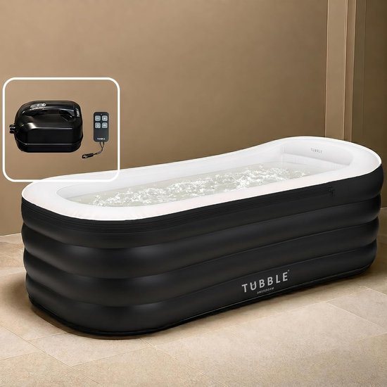 Opblaasbaar Bubbelbad 255 Liter voor Volwassenen – Opvouwbare Spa met Bubbelmassage voor Binnen en Buiten