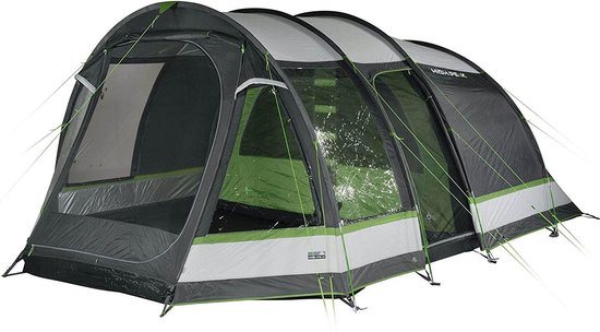 High Peak Tunneltent Bozen 5.0 - 5 persoons - 4.000 mm waterdicht - verduisterde binnentent
