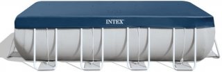 Intex Frame Afdekzeil - 400x200 cm - Rechthoek - 28037 - Zwembad Afdekzeil - Zwembadhoes - Intex Afdekzeil - Zwembad Bescherming - Zwembad Afdekking
