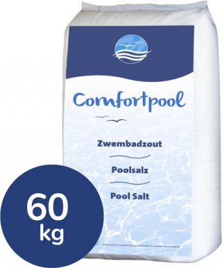 Zwembadzout 3 x 20 kg | Voor schoon zwembadwater | 60 kg zout | Geschikt voor Intex zoutwatersysteem | Comfortpool
