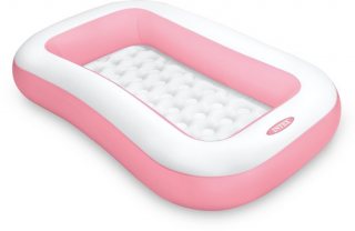 Intex Rechthoekig Opblaaszwembad Roze - 166 x 100 x 25 cm