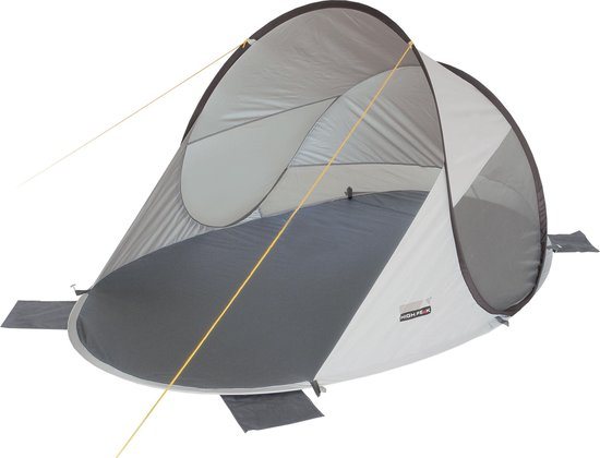 High Peak Calobra 80 - Pop Up Beach Shelter - Aluminium/Donkergrijs
